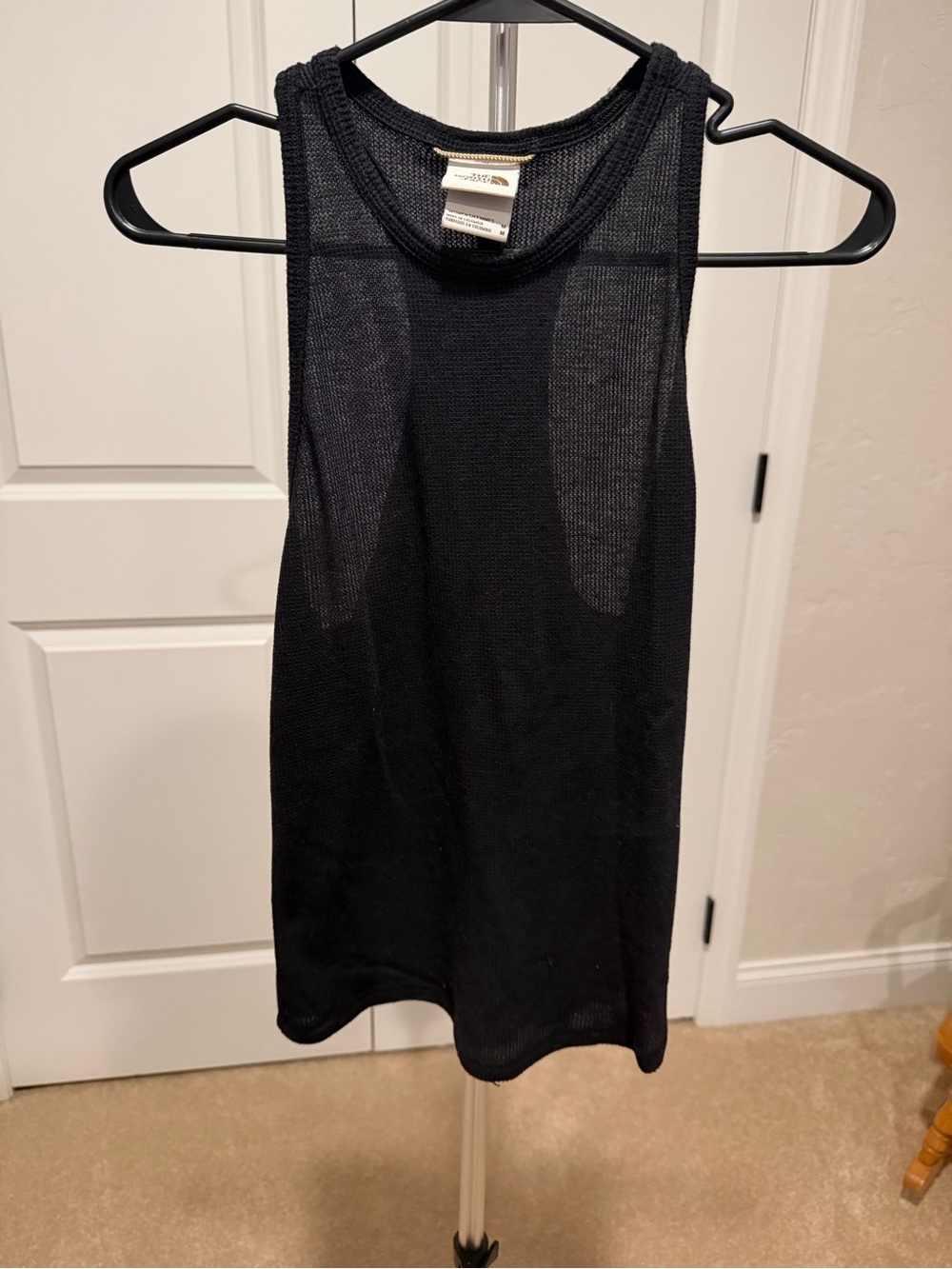 The North Face Black Ribbed Tank Top